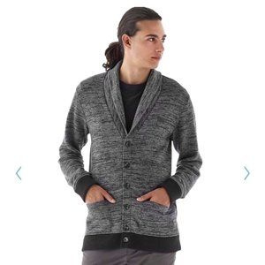 VANS Men's Black Knit Grandpa-Style Cardigan Sweater Size XXL
